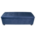 SOLE SECRET DUO 10 Button Linen & Shoe Storage Bench - OBSESSION
