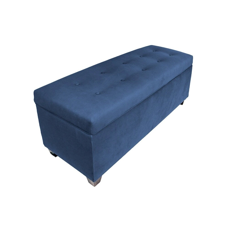 SOLE SECRET DUO 10 Button Linen & Shoe Storage Bench - OBSESSION