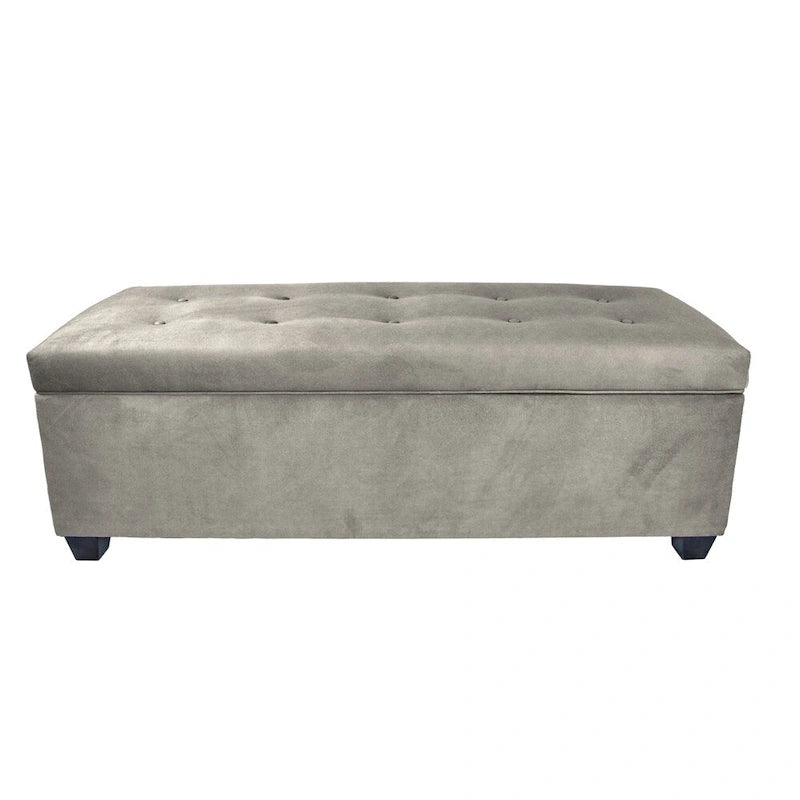 SOLE SECRET DUO 10 Button Linen & Shoe Storage Bench - OBSESSION