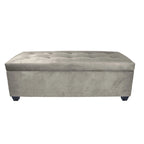 SOLE SECRET DUO 10 Button Linen & Shoe Storage Bench - OBSESSION