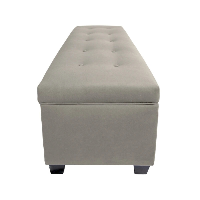 SOLE SECRET DUO 10 Button Linen & Shoe Storage Bench - OBSESSION