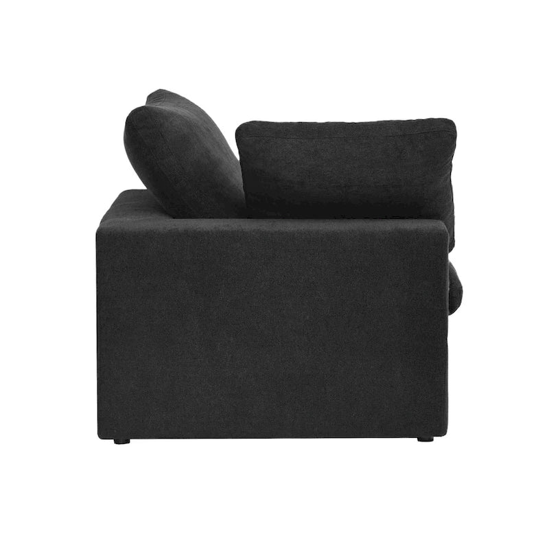 Modern V Shape Couches for Living Room, 6-Seats Modular Convertible Sectional Sofa Couch with Removable Cushion Covers