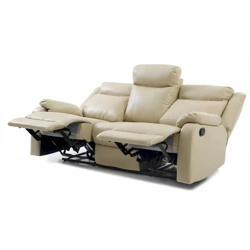 Ward Faux Leather Double Reclining Sofa