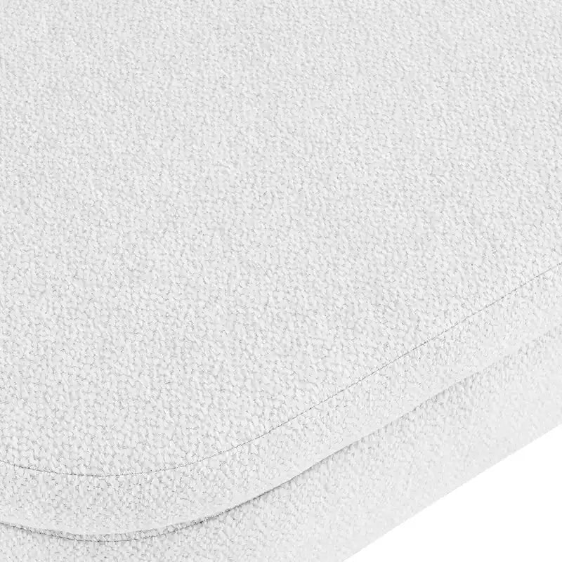 Ottoman Oval Storage Bench,Rubber Wood Legs