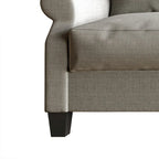 CraftPorch Classic Linen Upholstered Sofa