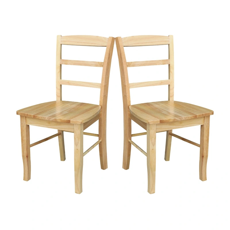 The Gray Barn Moonshine Wood Ladder Dining Chair (Set of 2)