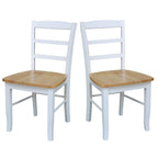 The Gray Barn Moonshine Wood Ladder Dining Chair (Set of 2)