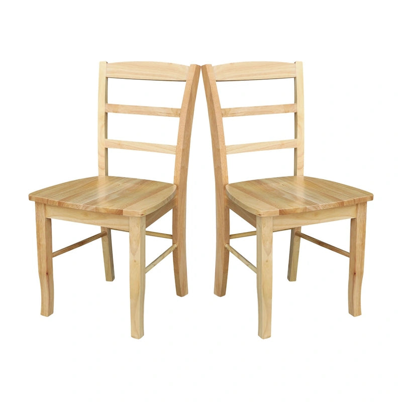 The Gray Barn Moonshine Wood Ladder Dining Chair (Set of 2)