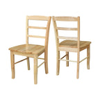 The Gray Barn Moonshine Wood Ladder Dining Chair (Set of 2)