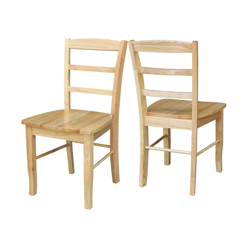 The Gray Barn Moonshine Wood Ladder Dining Chair (Set of 2)