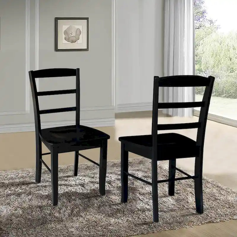The Gray Barn Moonshine Wood Ladder Dining Chair (Set of 2)