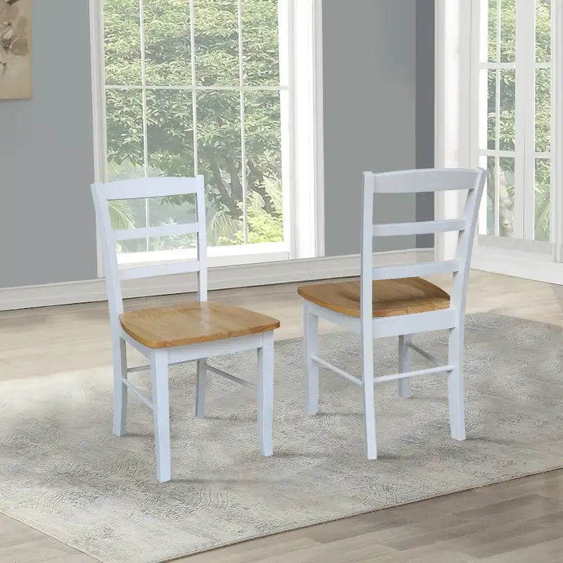 The Gray Barn Moonshine Wood Ladder Dining Chair (Set of 2)
