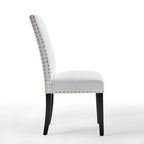 Silver Orchid Lind Velvet Nailhead Trim Dining Side Chairs (Set of 2)