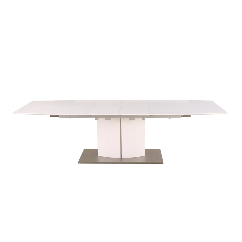 Somette Elektra Matte White 5-Piece Dining Set