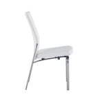 Somette Elektra Matte White 5-Piece Dining Set
