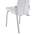Somette Elektra Matte White 5-Piece Dining Set