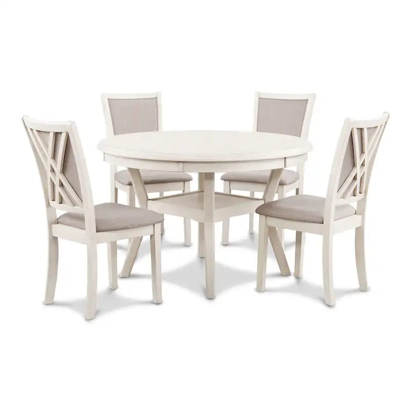 New Classic Furniture Baart 5-Piece Round Dining Set