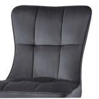 Modern Velvet Upholstered Dining Chairs, Set of 2/4 - 35.8H x 18.9W x 23.2D