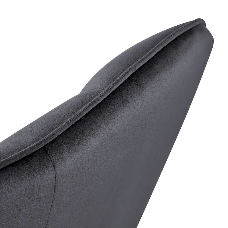 Modern Velvet Upholstered Dining Chairs, Set of 2/4 - 35.8H x 18.9W x 23.2D