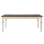 Tournus 4-6-Person Extendable Solid Rubberwood Dining Table Set by iNSPIRE Q Classic