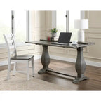 Napa 60 Solid Wood Pedestal Flip-top Sofa Console Table