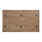 Napa 60 Solid Wood Pedestal Flip-top Sofa Console Table