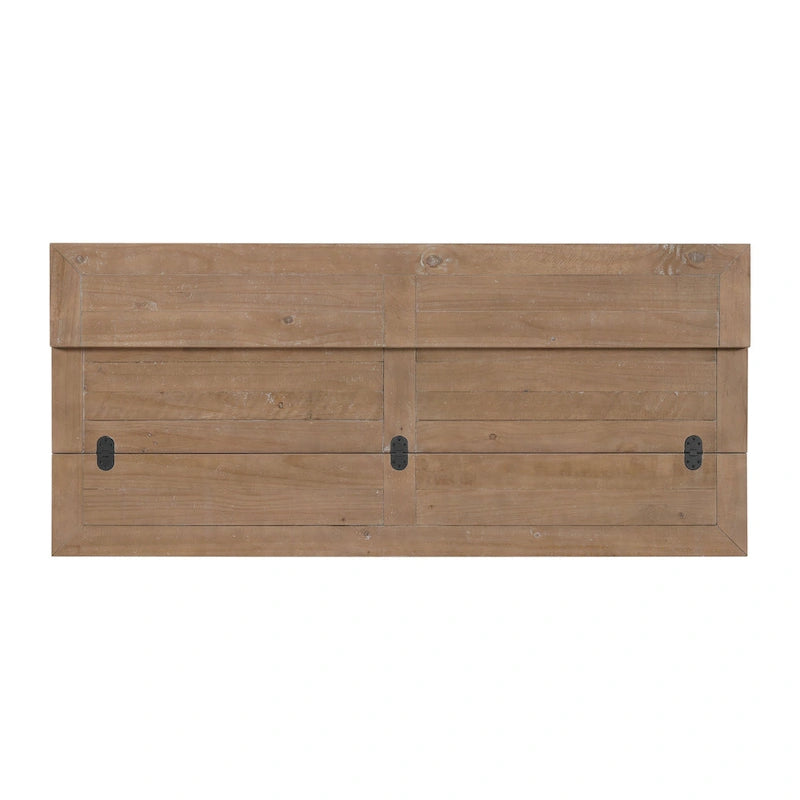 Napa 60 Solid Wood Pedestal Flip-top Sofa Console Table