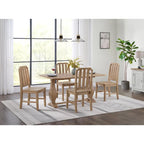 Napa 60 Solid Wood Pedestal Flip-top Sofa Console Table