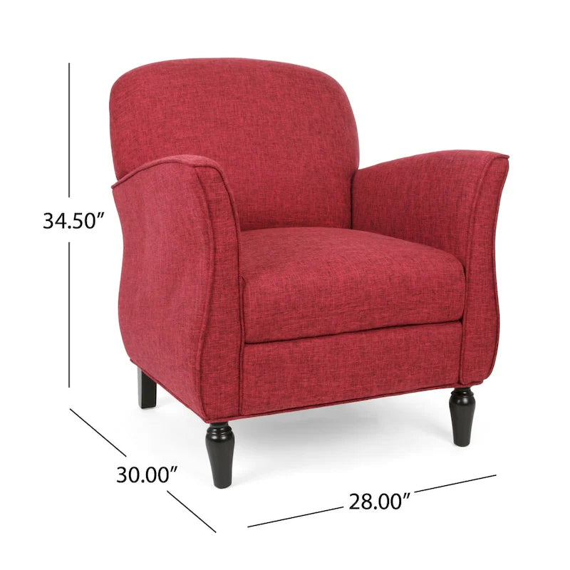 Swainson Traditional Tweed Armchair by Christopher Knight Home