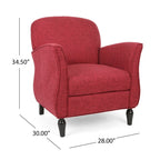 Swainson Traditional Tweed Armchair by Christopher Knight Home