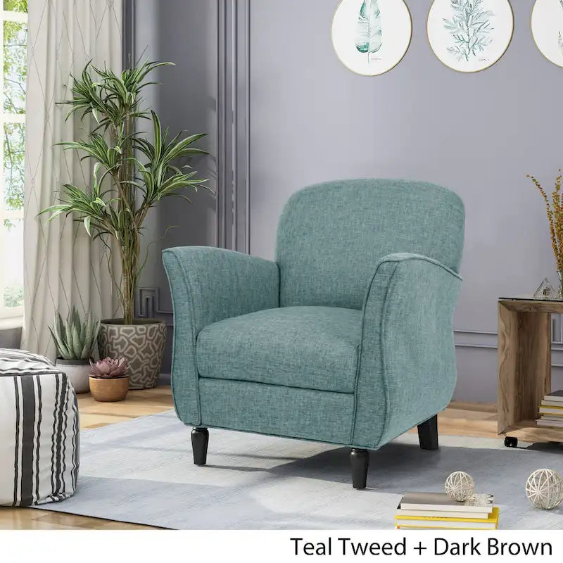 Swainson Traditional Tweed Armchair by Christopher Knight Home