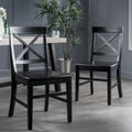 Christopher Knight Home Roshan Farmhouse Acacia Dining Chairs (Set of 2)