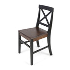 Christopher Knight Home Roshan Farmhouse Acacia Dining Chairs (Set of 2)