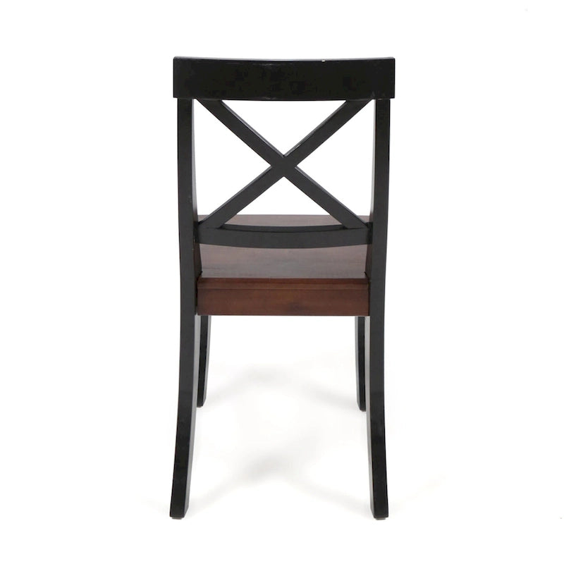 Christopher Knight Home Roshan Farmhouse Acacia Dining Chairs (Set of 2)