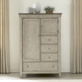 Ivy Hollow Weathered Linen Door Chest