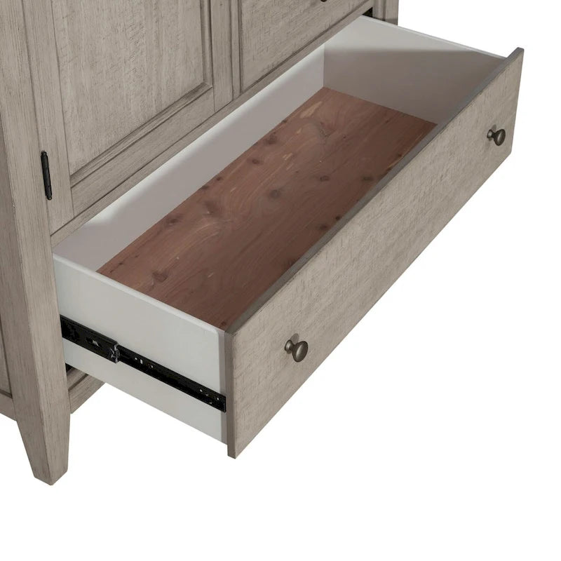 Ivy Hollow Weathered Linen Door Chest