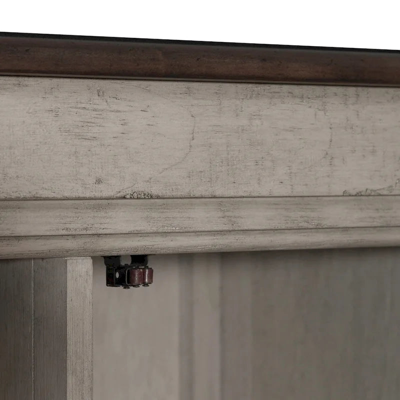 Ivy Hollow Weathered Linen Door Chest
