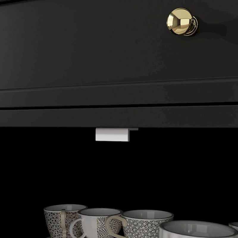 Combo Dresser Chest Storage Cabinet Buffet Sideboard White/Black/Grey