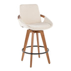 Carson Carrington Pugo 26 Fixed-Height Counter Stool in Noise Fabric