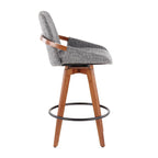 Carson Carrington Pugo 26 Fixed-Height Counter Stool in Noise Fabric