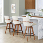 Carson Carrington Pugo 26 Fixed-Height Counter Stool in Noise Fabric