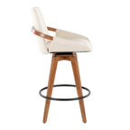Carson Carrington Pugo 26 Fixed-Height Counter Stool in Noise Fabric
