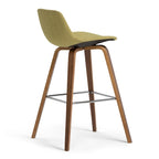 WYNDENHALL Cacey Mid Century Modern Bentwood Counter Height Stool (Set of 2) - 20.7 x 21.1 x 36.6