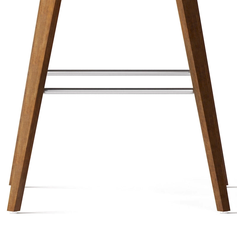 WYNDENHALL Cacey Mid Century Modern Bentwood Counter Height Stool (Set of 2) - 20.7 x 21.1 x 36.6