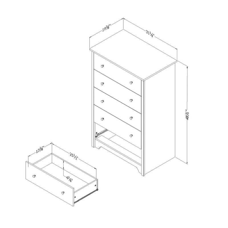 South Shore Vito 5-drawer Chest