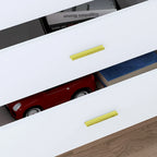 6 Drawer Larget Chest&Dresser With Golden Metal Handles