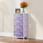 Modern Wide Dresser Storage Tower with 4 Drawers