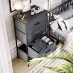 Modern Wide Dresser Storage Tower with 4 Drawers
