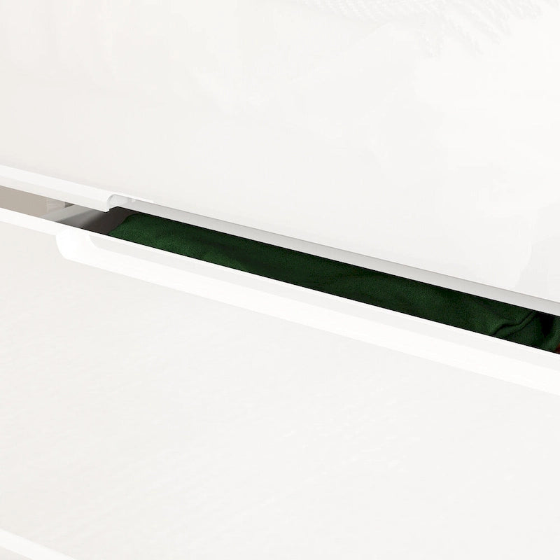 5 Drawers Chest with High Gloss Drawers With Light Storage Cabinet