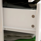 5 Drawers Chest with High Gloss Drawers With Light Storage Cabinet